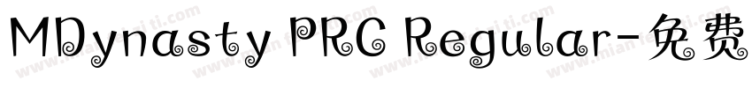 MDynasty PRC Regular字体转换
